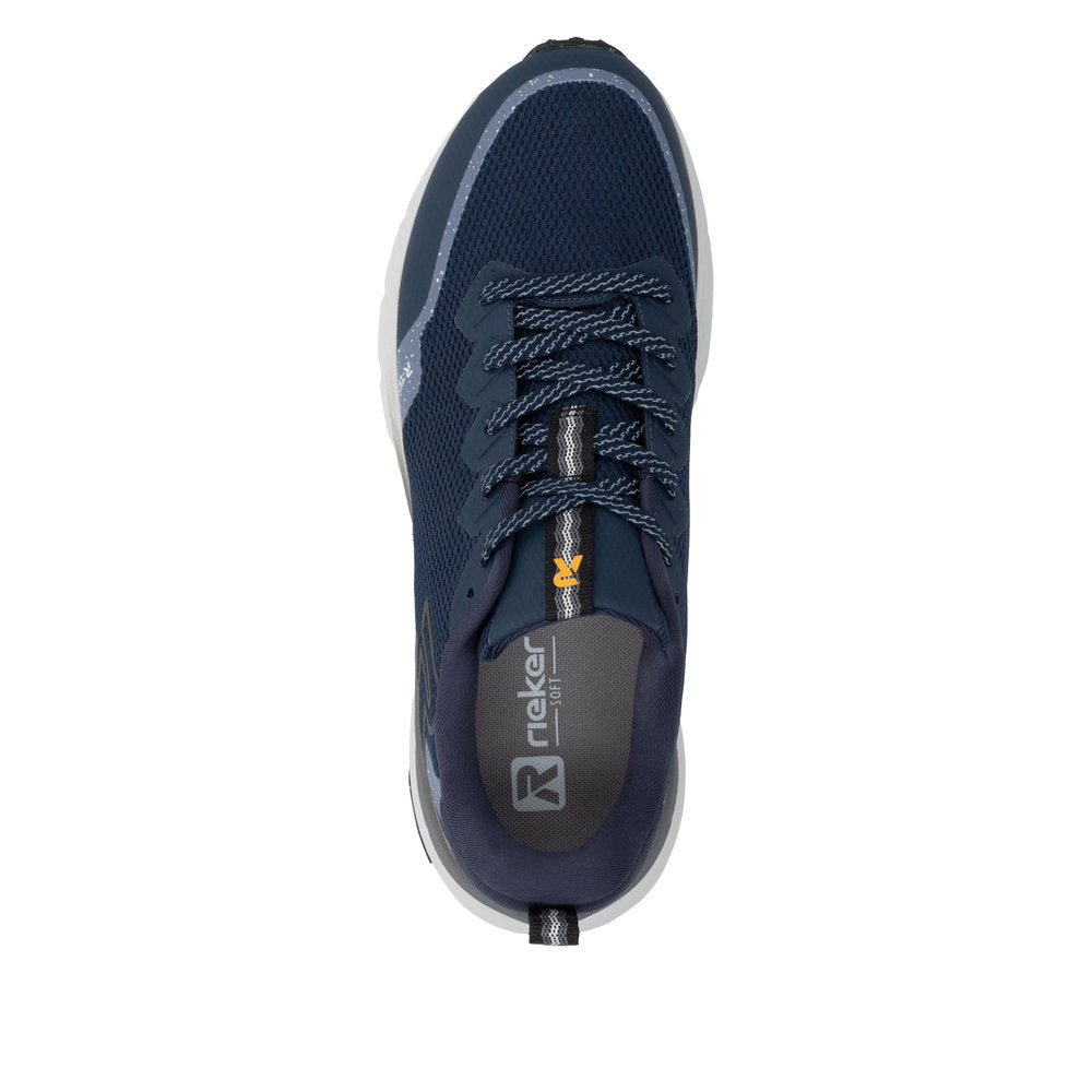 Rieker TEX U4501-14 Navy & Sea Blue Sneakers