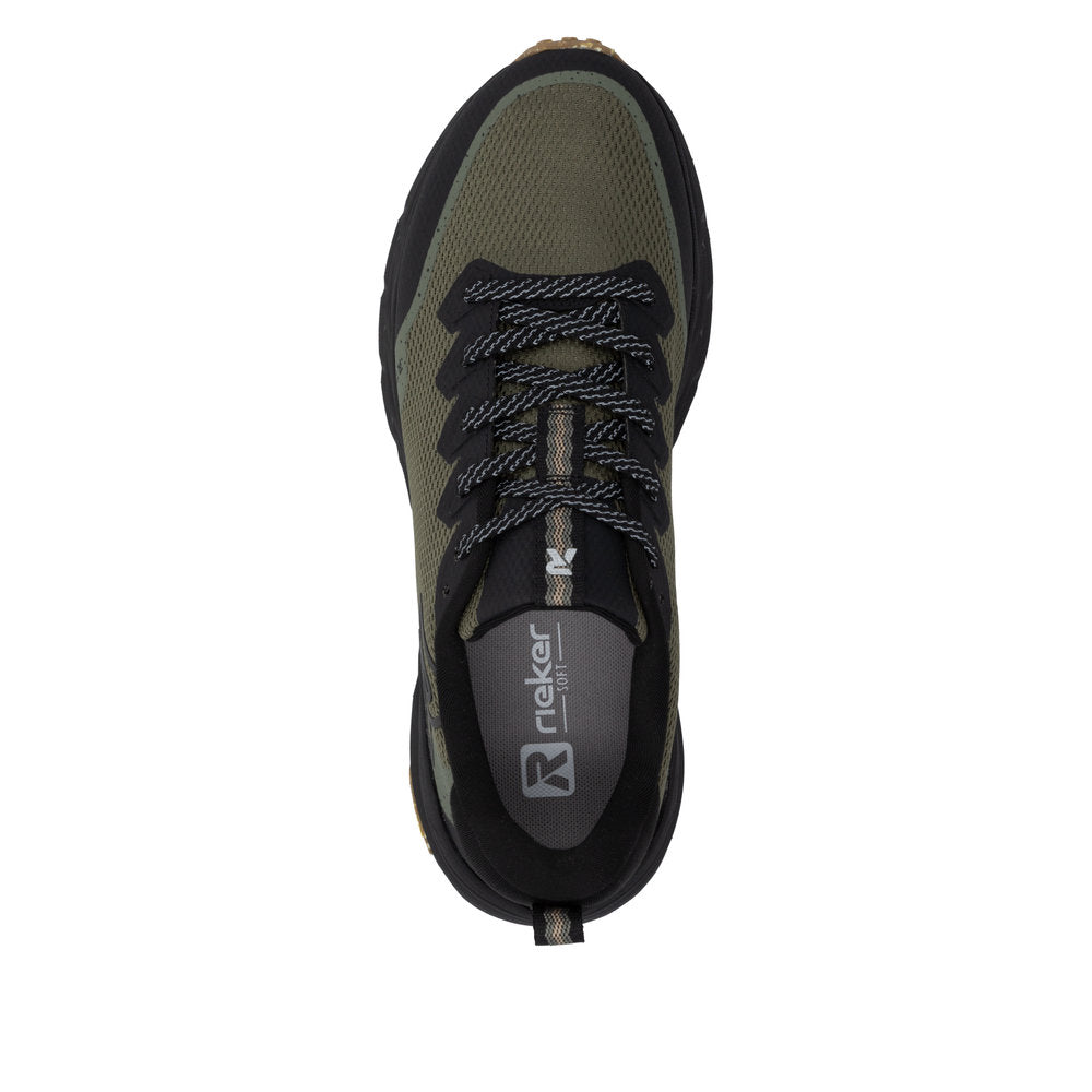 Rieker Tex U4501-55 Olive & Black Sneakers