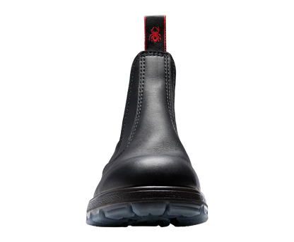 Redback UBBK Bobcat Black Chelsea Boots with Soft Toe