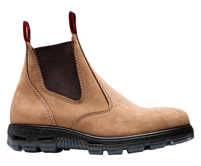 Redback UBCH Soft Toe Crazy Horse Tan Suede Ankle Boot