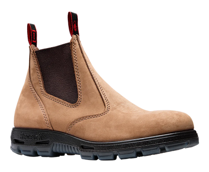 Redback UBCH Soft Toe Crazy Horse Tan Suede Ankle Boot