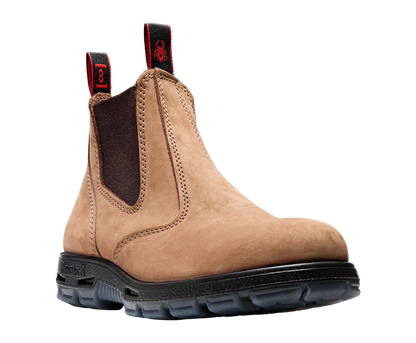 Redback UBCH Soft Toe Crazy Horse Tan Suede Ankle Boot