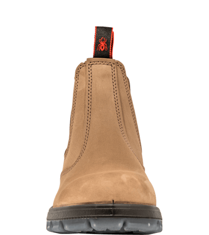 Redback UBCH Soft Toe Crazy Horse Tan Suede Ankle Boot