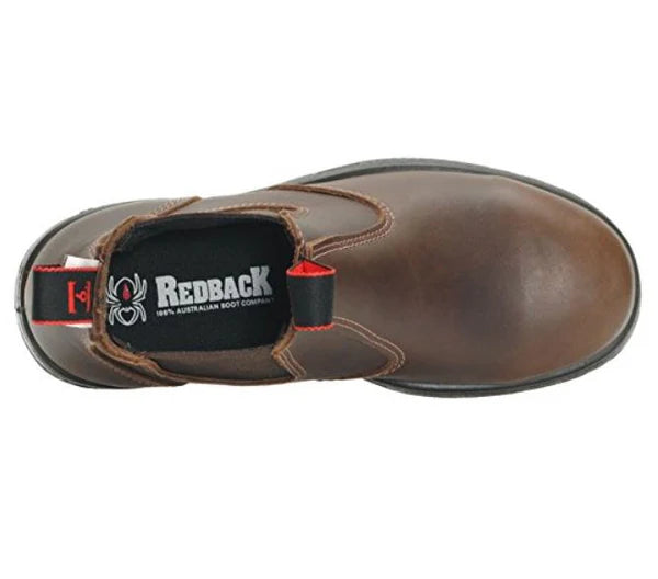 Redback UBJK Soft Toe Jarrah Brown Ankle Boot