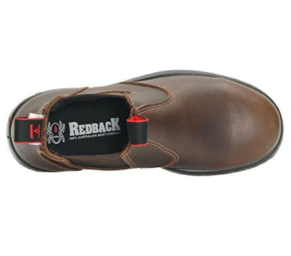 Redback UBJK Soft Toe Jarrah Brown Ankle Boot