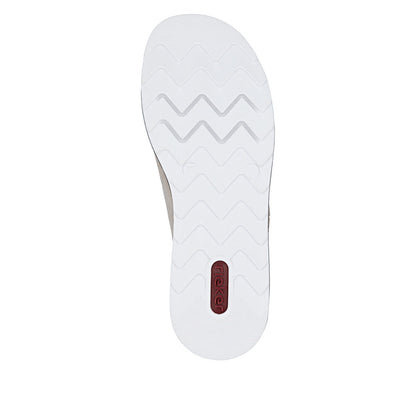 Rieker V7955-60 Nude E 1/2 Fit Slip On Sandals