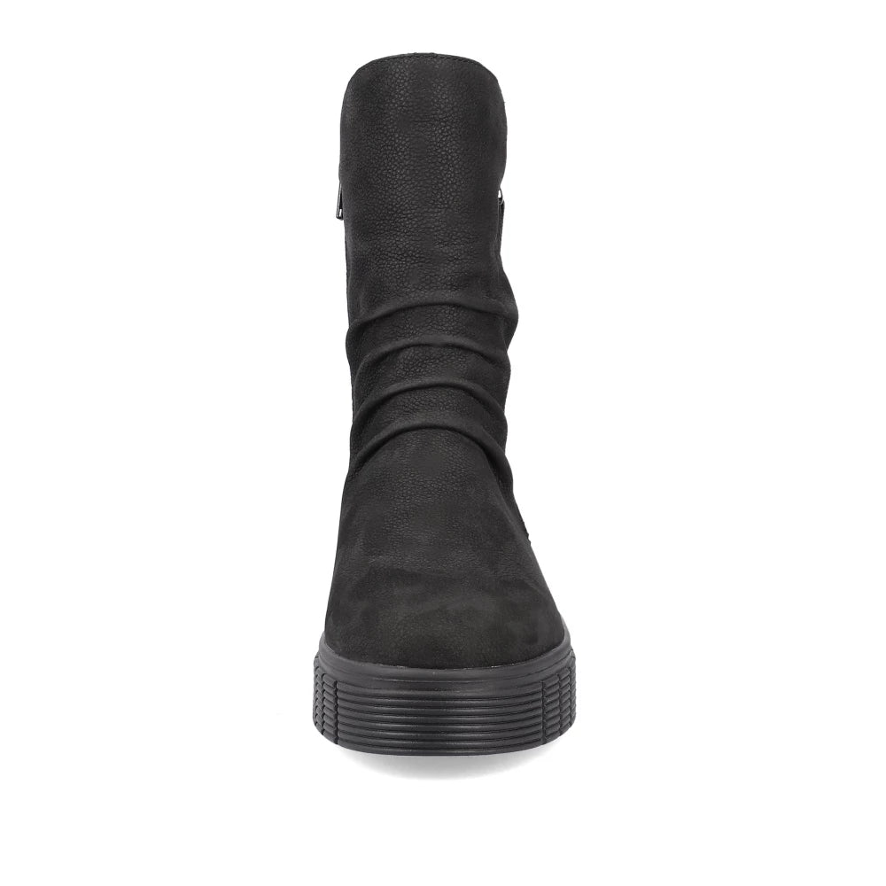 Rieker Evolution W1063-00 Black High Boots