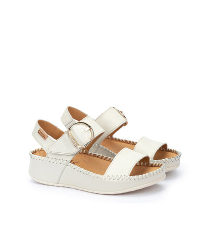 Pikolinos Marina W1C-0709 909 Nata Cream Sandals