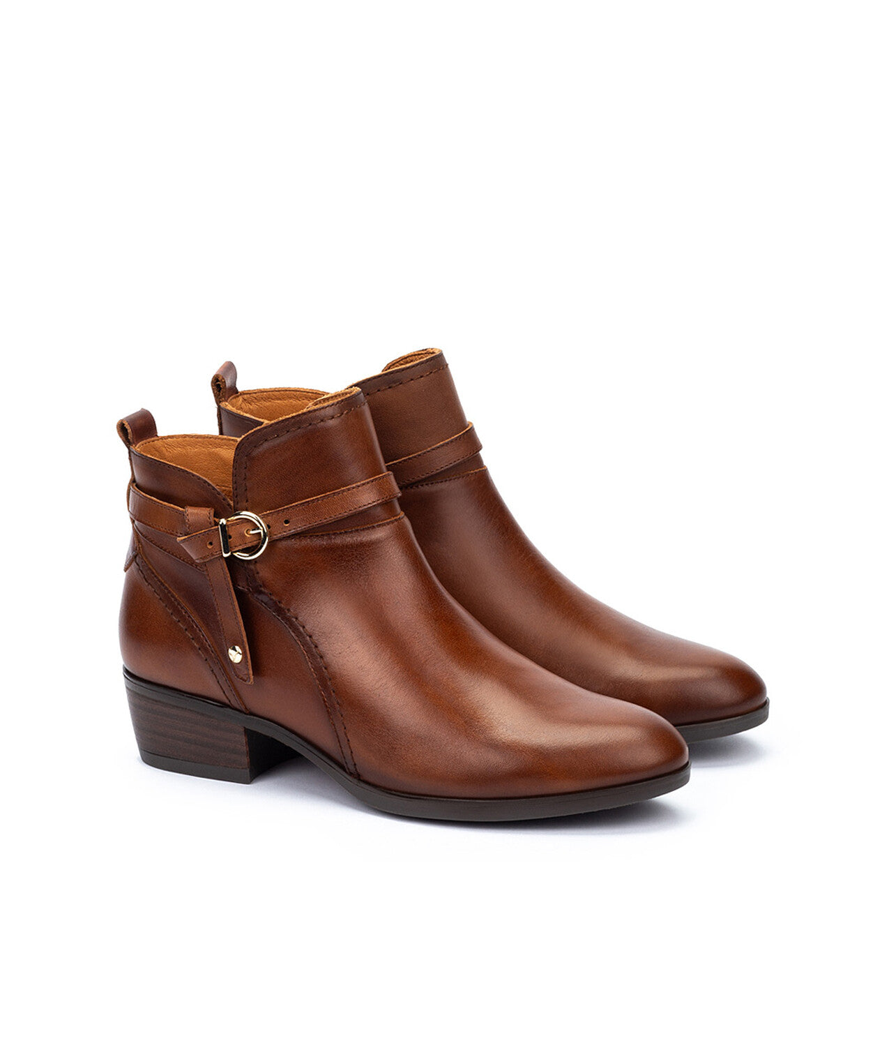 Pikolinos Daroca W1U-8901C1  202 Cuero Tan Ankle Boots