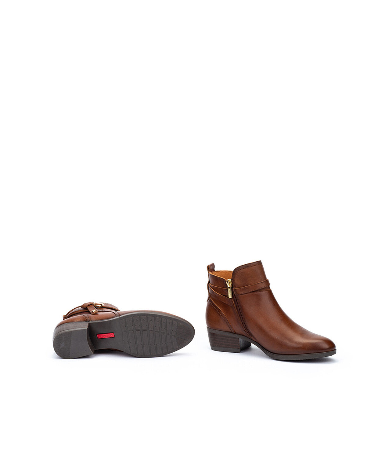 Pikolinos Daroca W1U-8901C1  202 Cuero Tan Ankle Boots