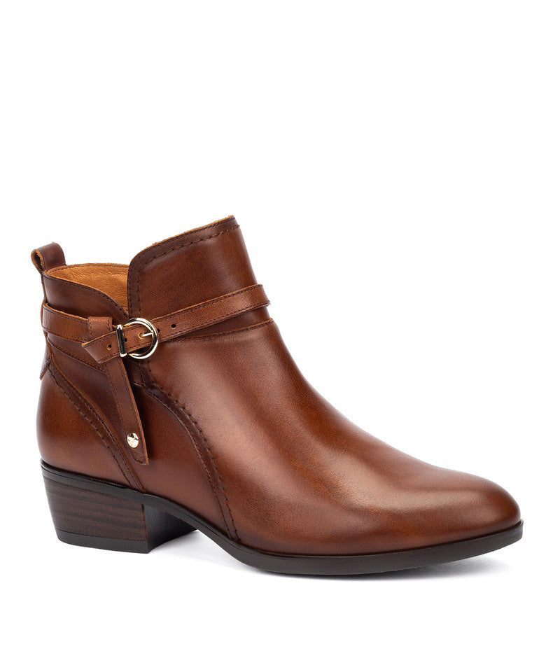 Pikolinos Daroca W1U-8901C1  202 Cuero Tan Ankle Boots