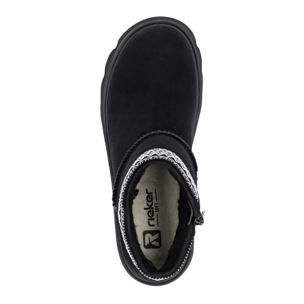 Rieker Soft W2074-00 Black Warm Boots