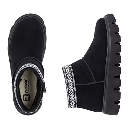 Rieker Soft W2074-00 Black Warm Boots