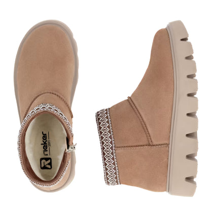 Rieker Soft W2074-24 Tan Warm Boots