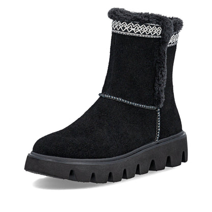 Rieker Soft W2075-00 Black Warm Boots