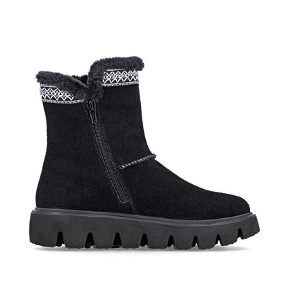 Rieker Soft W2075-00 Black Warm Boots