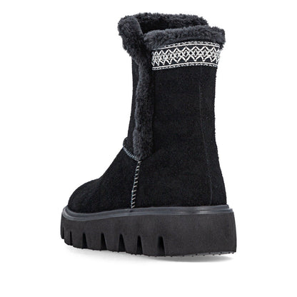 Rieker Soft W2075-00 Black Warm Boots
