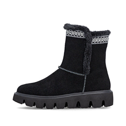 Rieker Soft W2075-00 Black Warm Boots