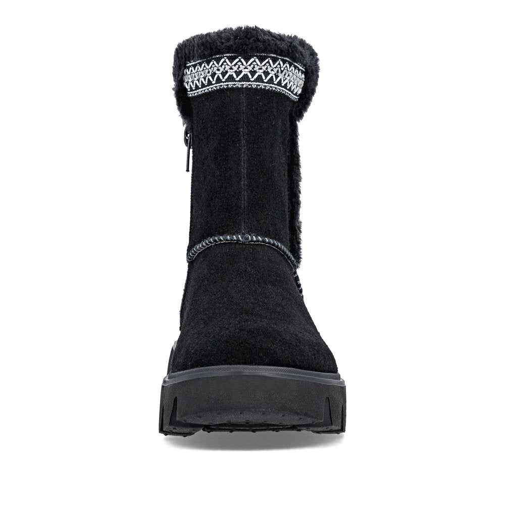 Rieker Soft W2075-00 Black Warm Boots