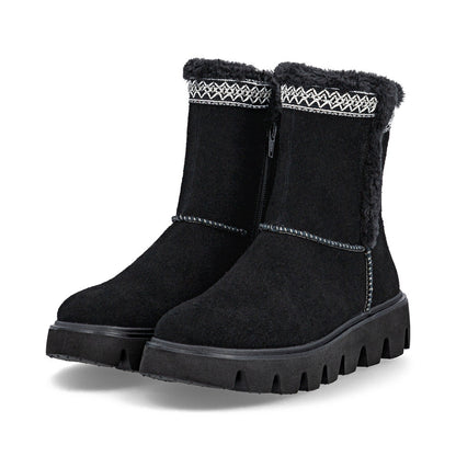 Rieker Soft W2075-00 Black Warm Boots