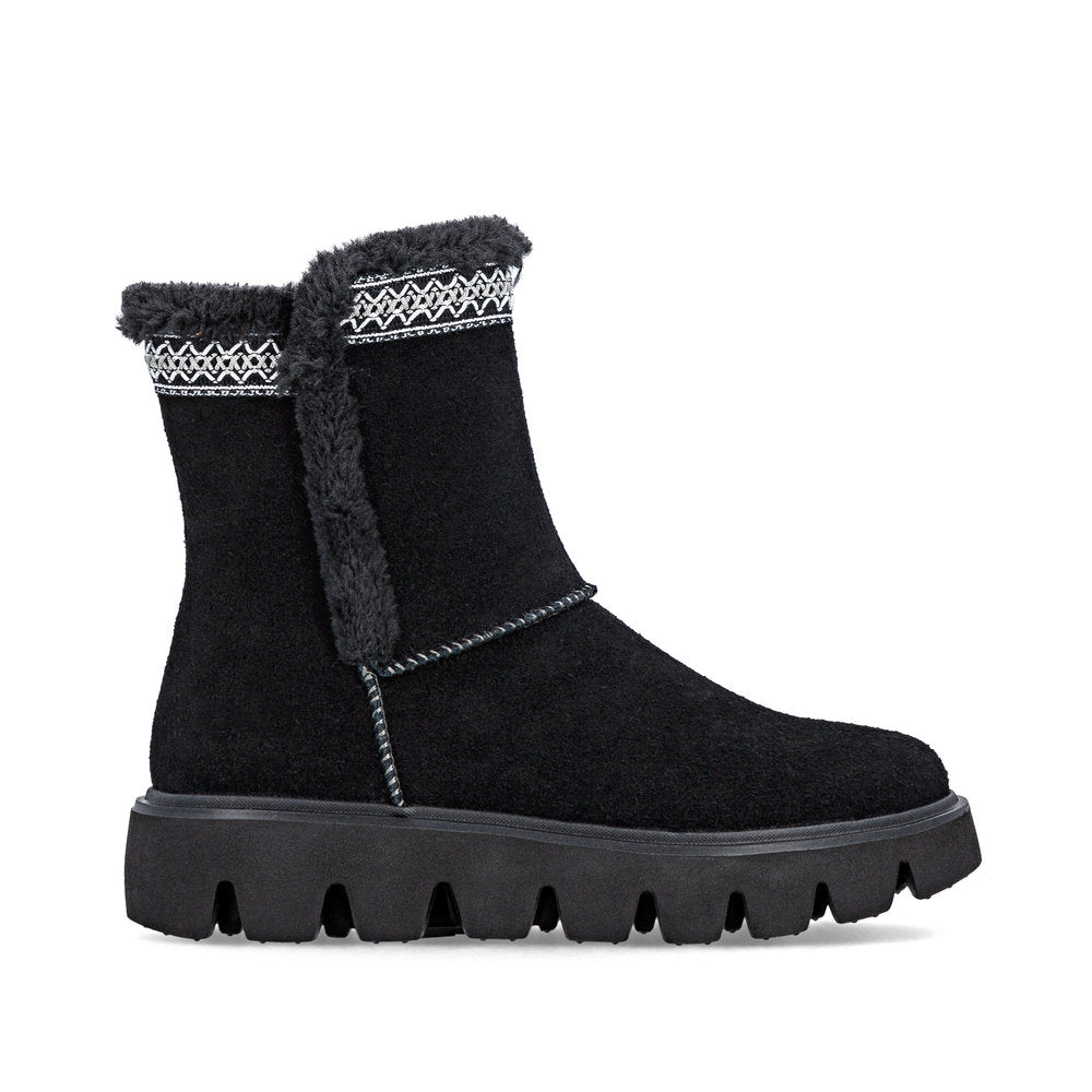 Rieker Soft W2075-00 Black Warm Boots
