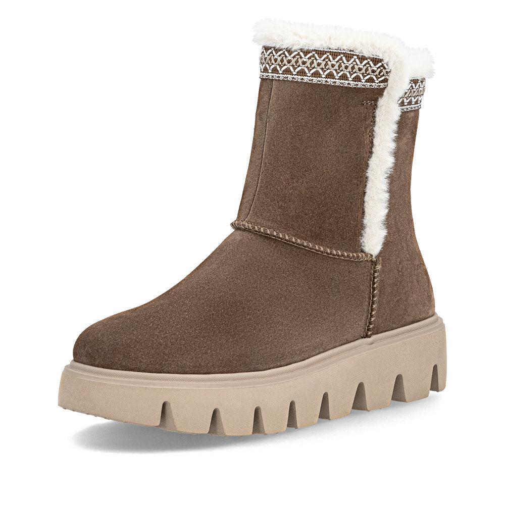 Rieker Soft W2075-20 Light Brown Warm Boots