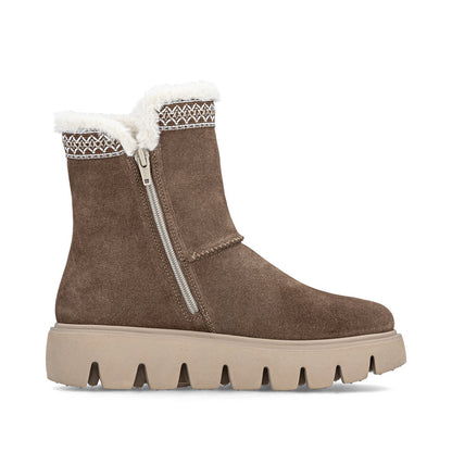 Rieker Soft W2075-20 Light Brown Warm Boots