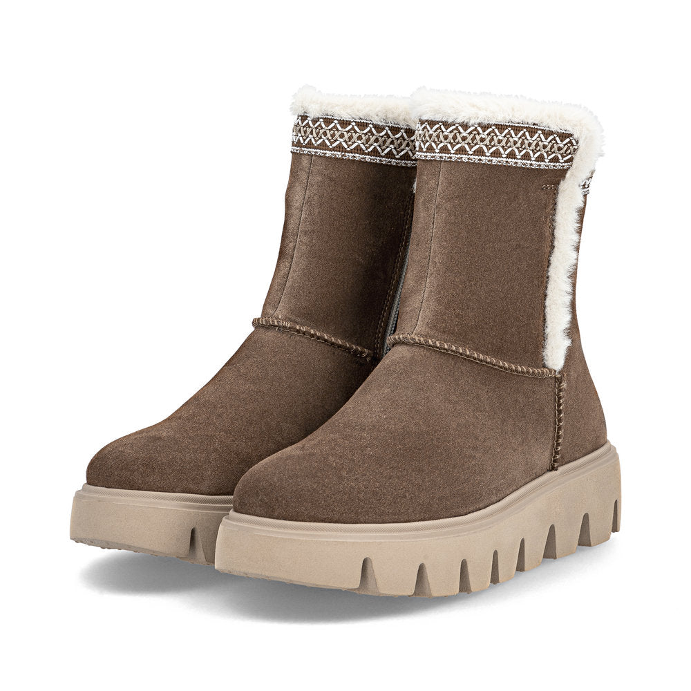 Rieker Soft W2075-20 Light Brown Warm Boots