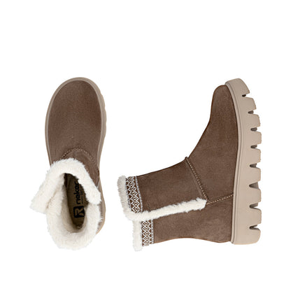 Rieker Soft W2075-20 Light Brown Warm Boots