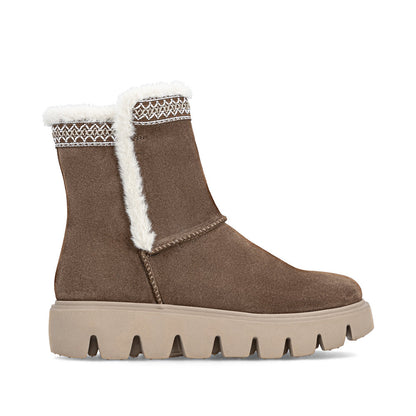 Rieker Soft W2075-20 Light Brown Warm Boots