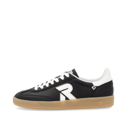 Rieker Swing2Go W2200-00 Black & Off White Trainers