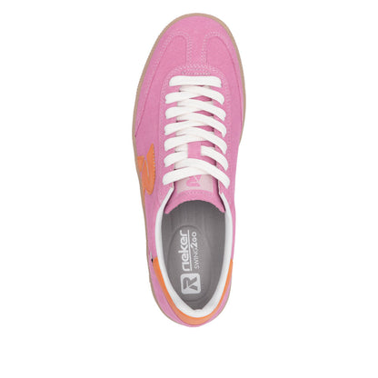Rieker Swing2Go W2200-31 Pink & Orange Trainers