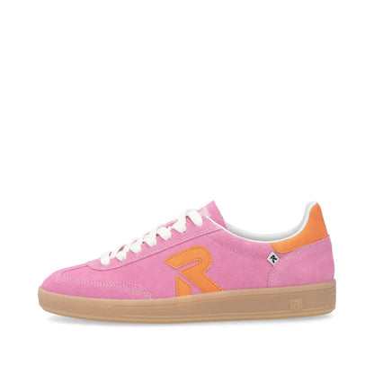 Rieker Swing2Go W2200-31 Pink & Orange Trainers