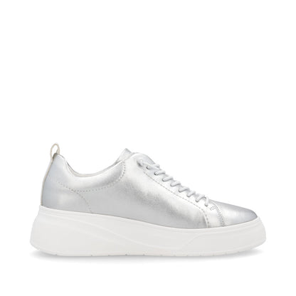 Rieker Soft W2301-90 Silver & White Trainers