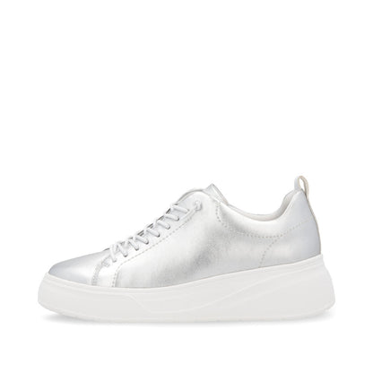 Rieker Soft W2301-90 Silver & White Trainers