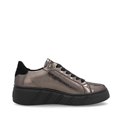 Rieker Soft W2601-91 Bronze Metallic Trainers