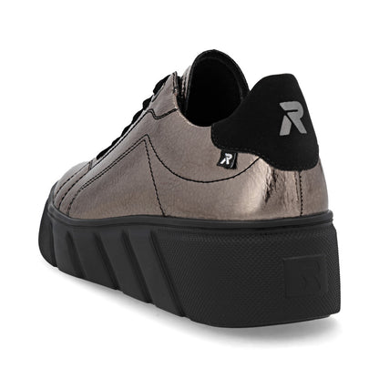 Rieker Soft W2601-91 Bronze Metallic Trainers
