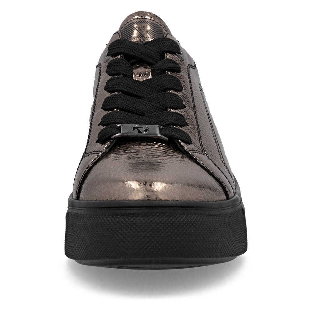 Rieker Soft W2601-91 Bronze Metallic Trainers