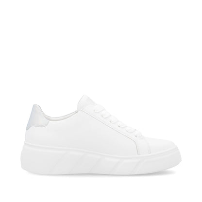 Rieker W2605-80 White Sneakers with Zip