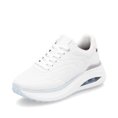 Rieker Soft W2700-80 White Lace Sneakers