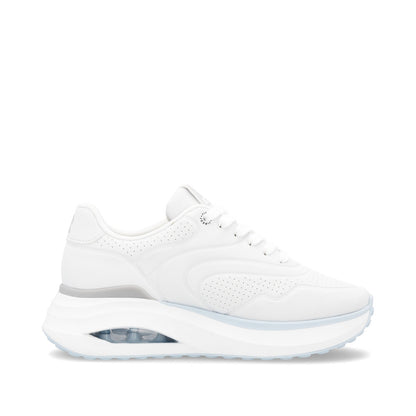 Rieker Soft W2700-80 White Lace Sneakers