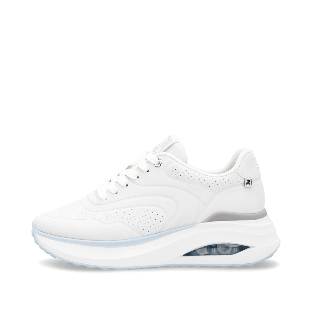 Rieker Soft W2700-80 White Lace Sneakers