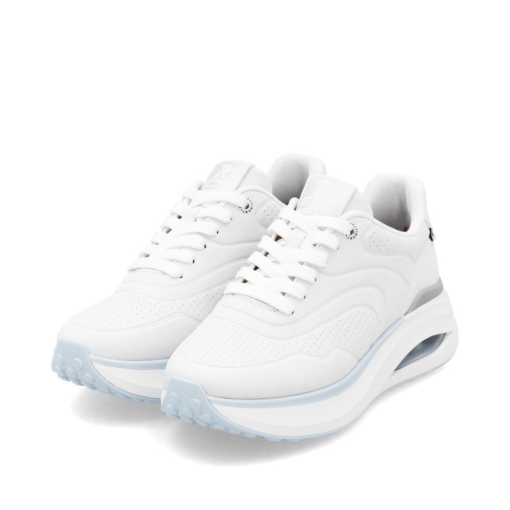 Rieker Soft W2700-80 White Lace Sneakers
