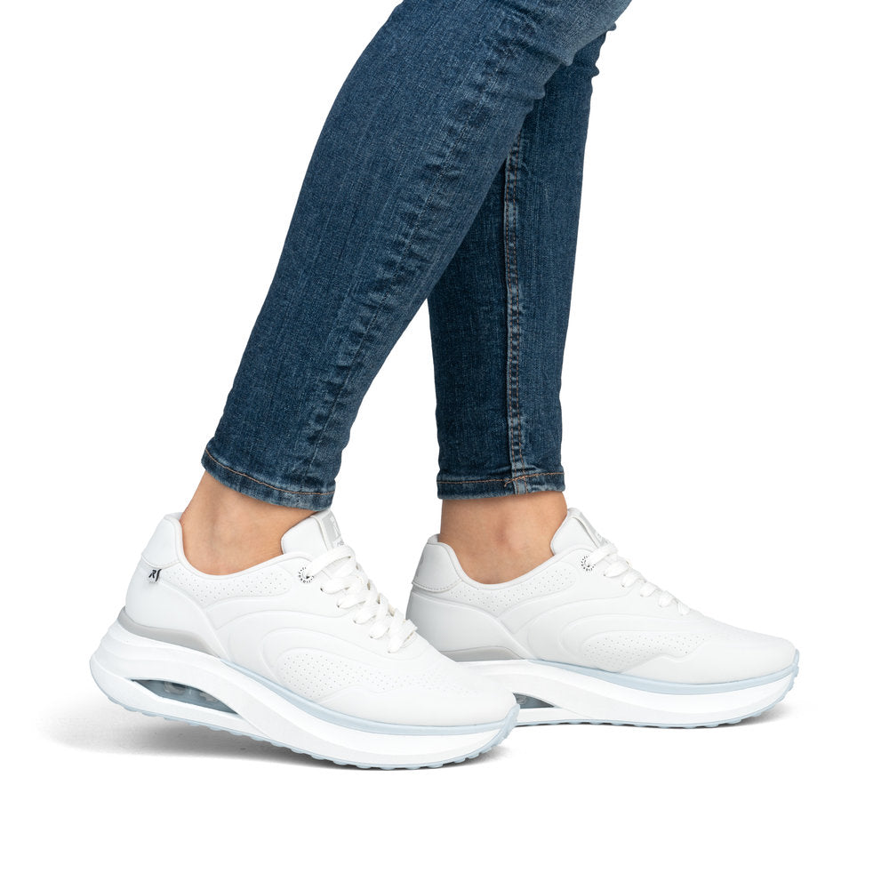 Rieker Soft W2700-80 White Lace Sneakers