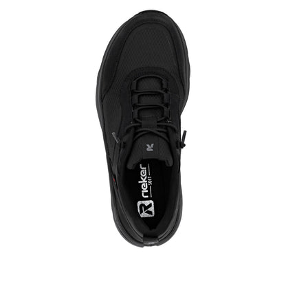 Rieker TEX Soft W3501-00 Black G Fit Elastic Lace Sneakers