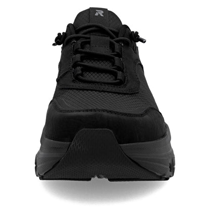 Rieker TEX Soft W3501-00 Black G Fit Elastic Lace Sneakers