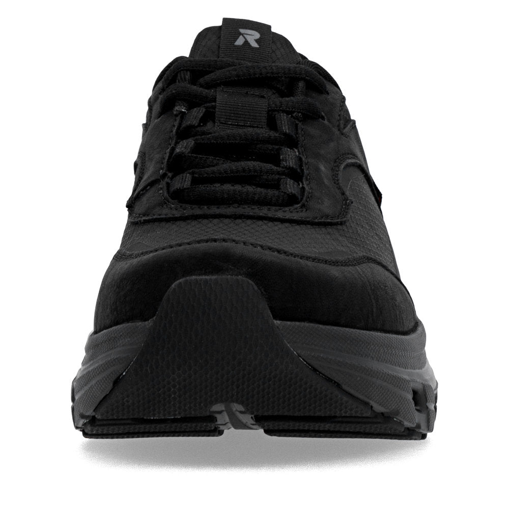 Rieker TEX Soft W3501-00 Black G Fit Elastic Lace Sneakers