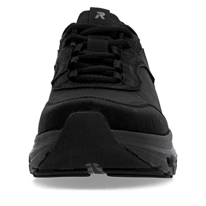 Rieker TEX Soft W3501-00 Black G Fit Elastic Lace Sneakers
