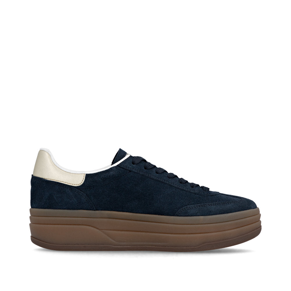 Rieker Swing2Go W3700-14 Navy G 1/2 Fit Trainers with Gumsole