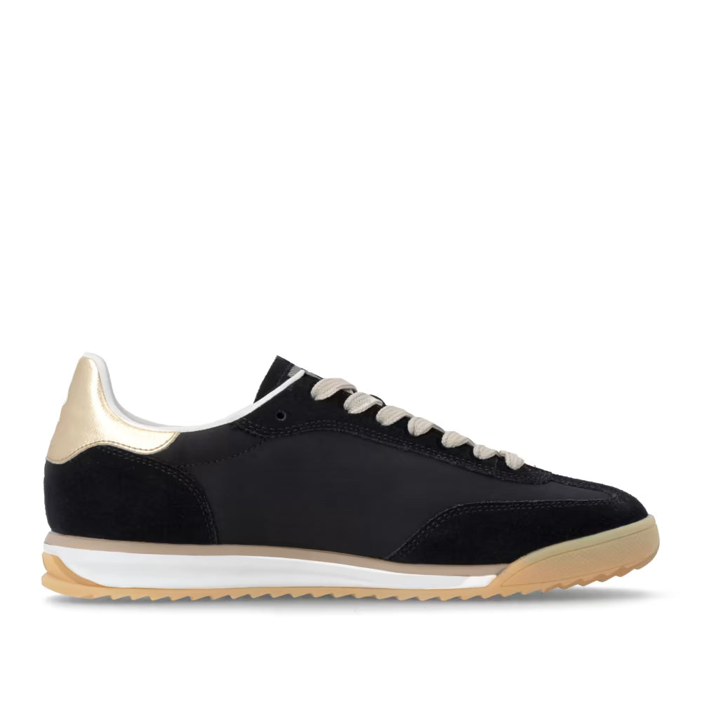 Rieker W4000-01 Black & Light Gold Trainers